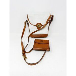 Dooney & Bourke Lot of 2 Spectator Cavalry Crossbody Bag‎ Flap Wallet Leather